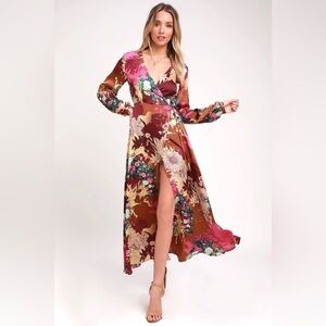Lulu’s Put On A Smile Wrap Dress